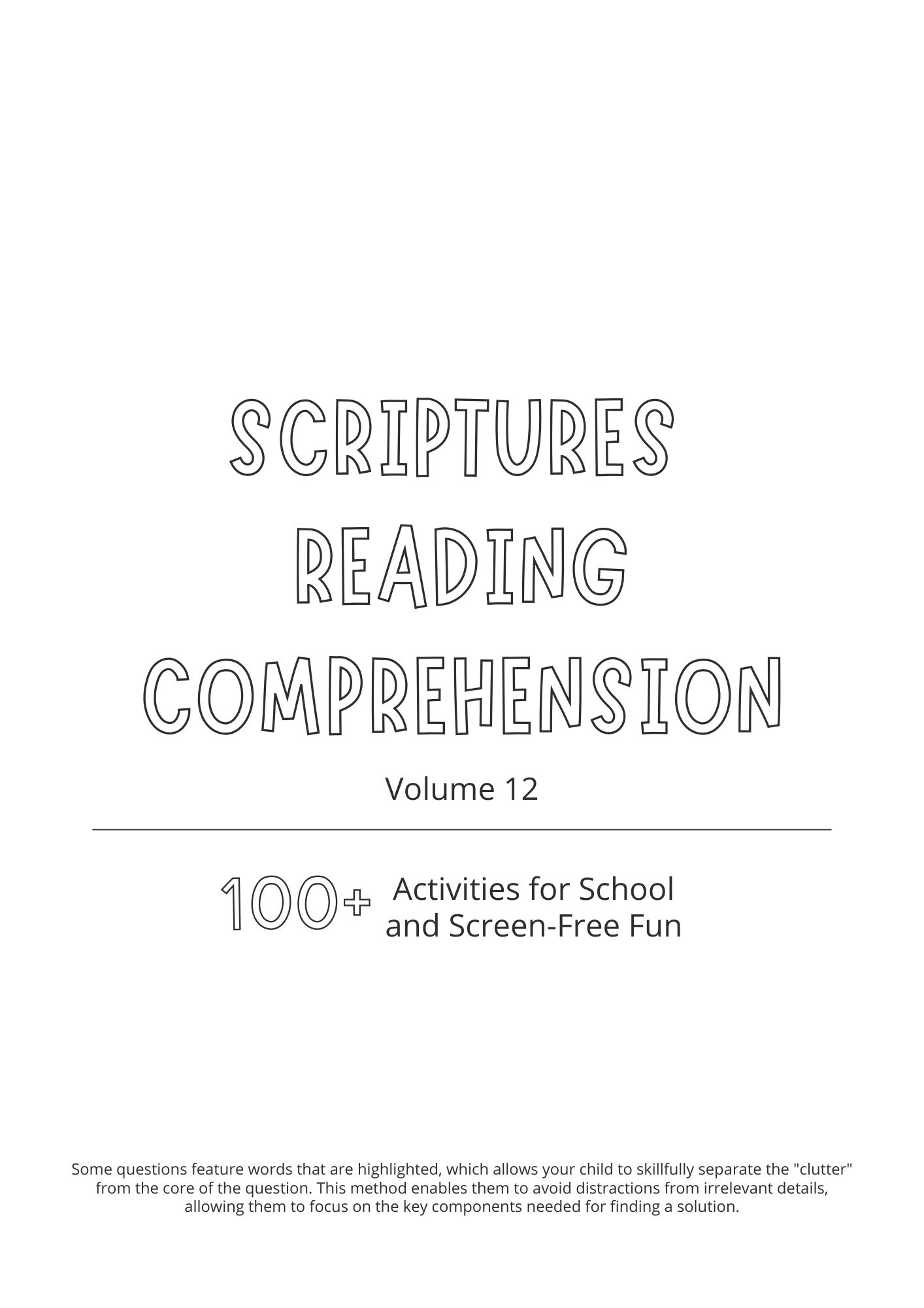 Scriptures Reading Comprehension
